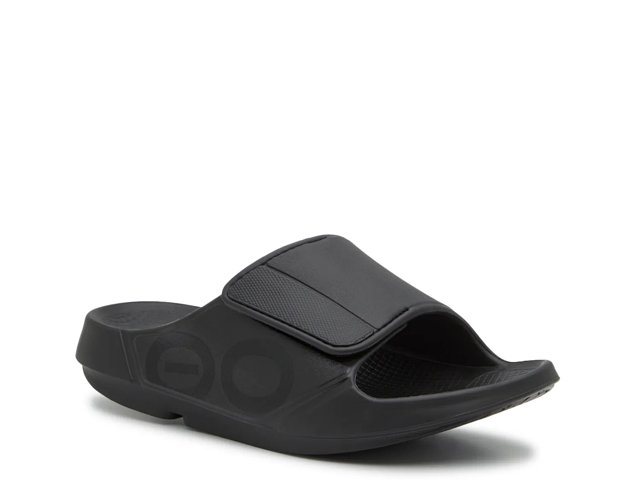 【OOFOS】WOMEN'S OOAHH SPORT FLEX LTD EDITION SLIDE サンダル Women's OOahh Sport Slide Sandal - Black Matrix – OOFOS