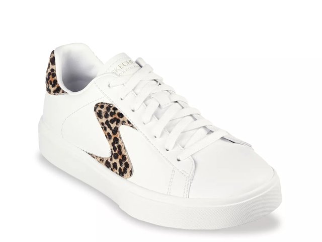 Skechers leopard sneakers cheap
