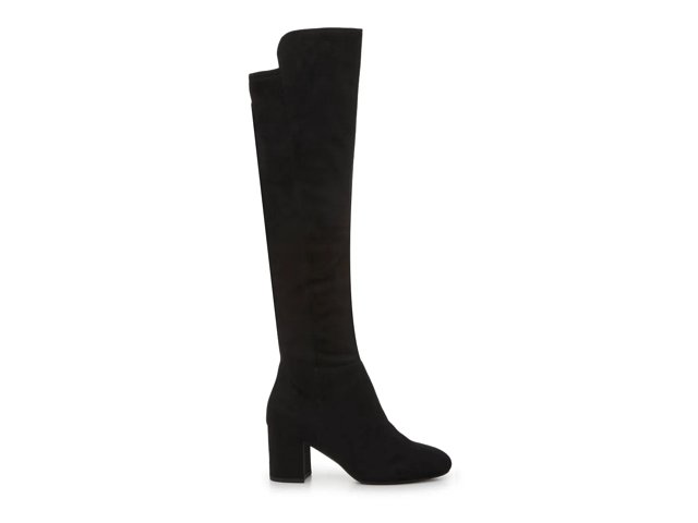 Grey over the knee boots wide calf shop