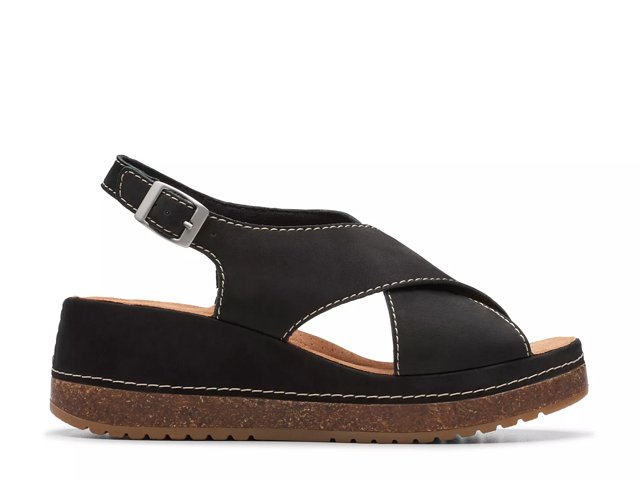 Clarks Kassandra Wedge Sandal Free Shipping DSW