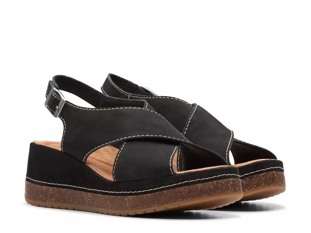 Clarks sandals wedge top