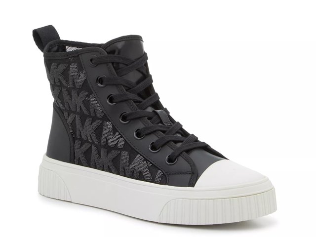 Michael kors black high top sneakers store