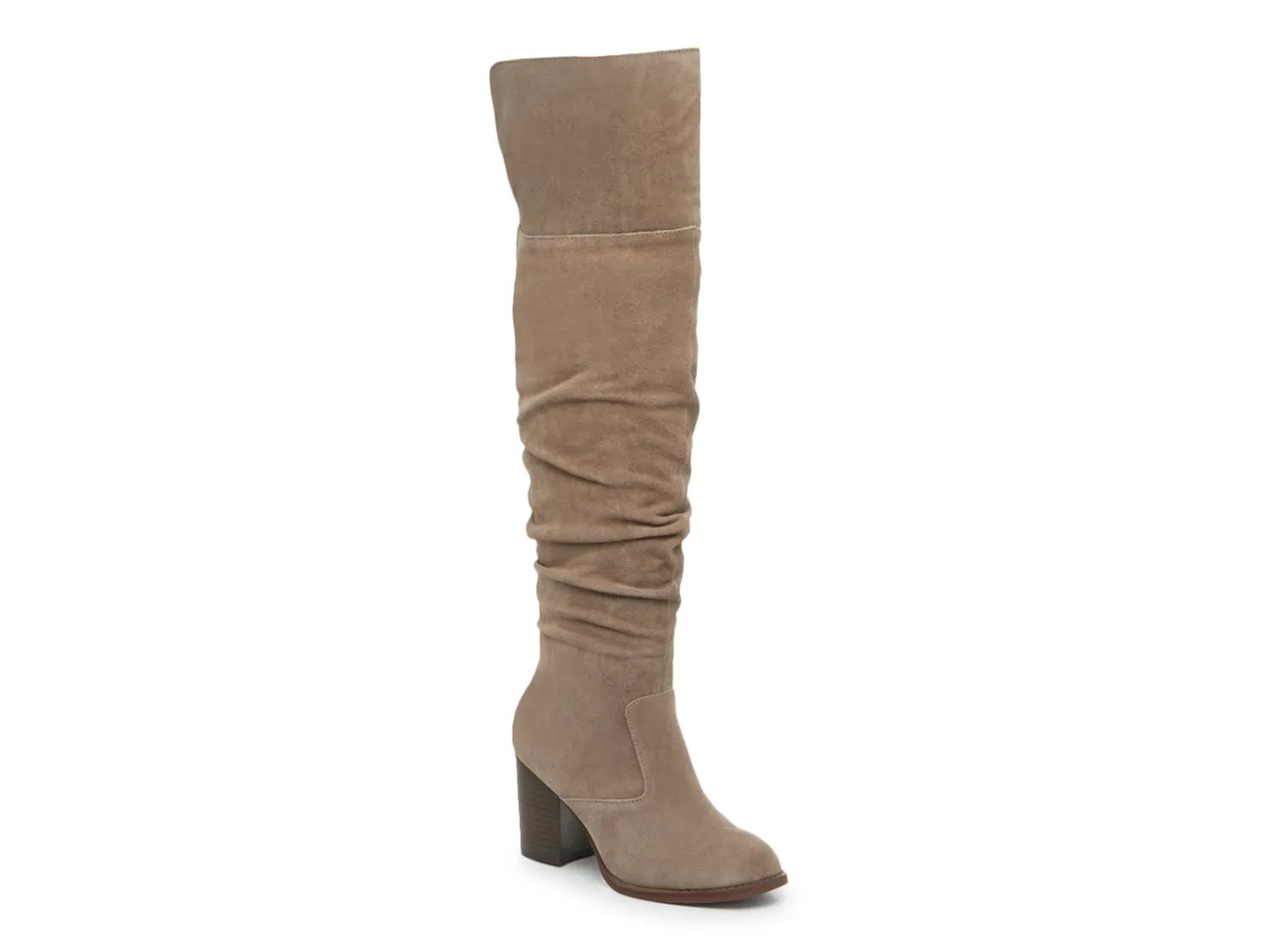 Crown Vintage Wide Width Gio Wide Calf OvertheKnee Boot | Women's | Grey | Size 11 | Boots