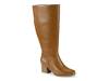 Thalia Wide Calf Boot Walnut Brown view