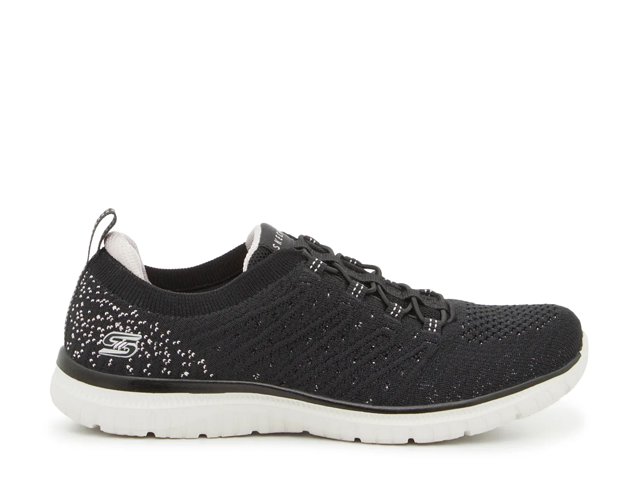 Skechers Virtue Wide Women s Shoes in Black Pink Size 07.5W WSS