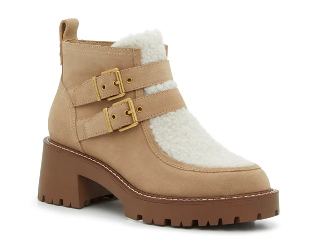 Vince camuto buckle booties cheap