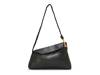 Blaze Leather Shoulder Bag Black view