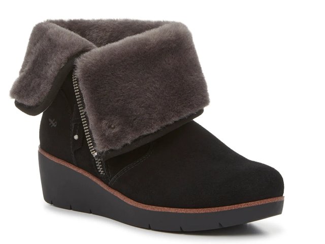 Hush puppies black ankle boots clearance