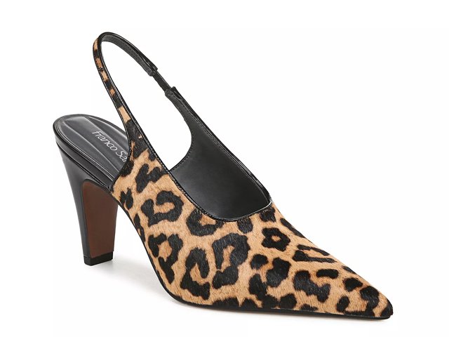 Franco sarto leopard print heels clearance
