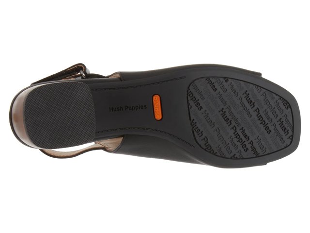 Hush puppies black sandals on sale
