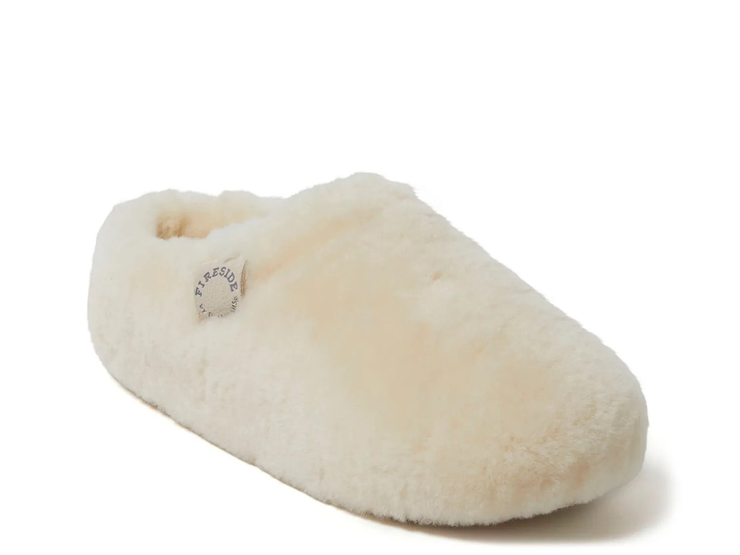 Fireside by Dearfoams Maryboro Platform Clog Slipper Natural (Exclusive to DSW) | Women's | Natural (Exclusive to DSW) | Size 6 | Slippers