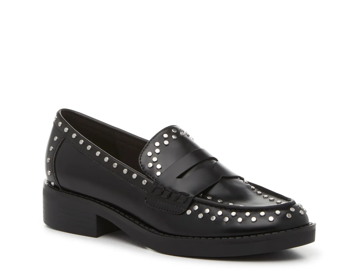 Marc Fisher Yolo Loafer | Women's | Black | Size 7.5 | Loafers | Block