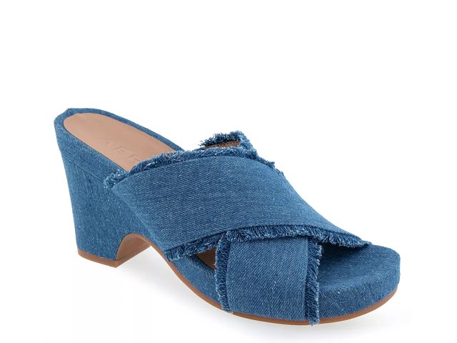 Aerosoles Women s Madina Dress Sandals Blue Size 10.5 Denim