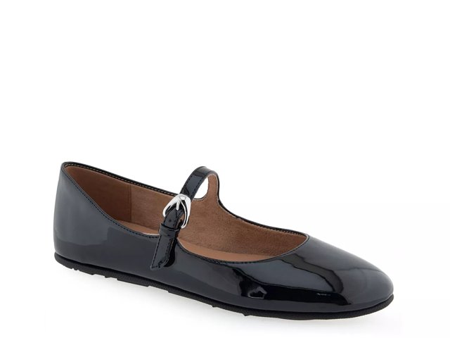 Aerosoles Perry Women s Mary Jane Flats Size 9.5 Black Patent PU