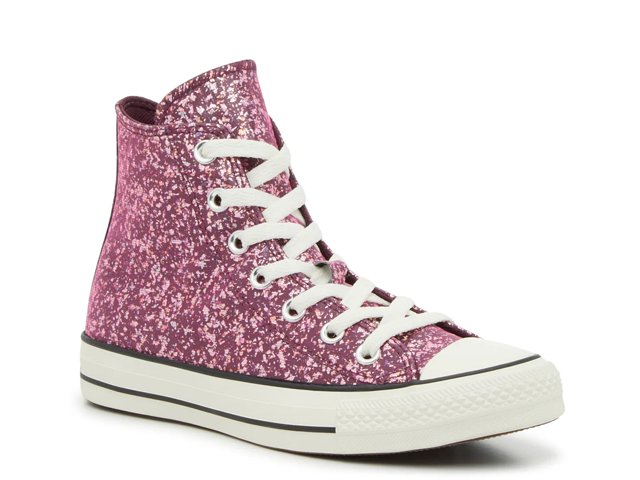 Converse pink high tops shop