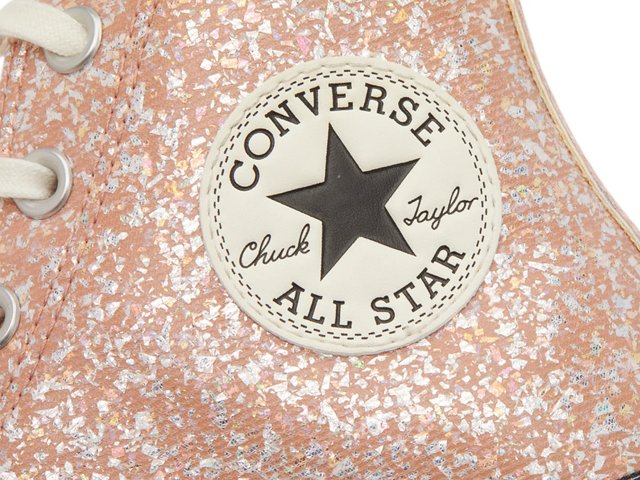 Converse Chuck Taylor All Star Glitter Platform Sneaker Women s Free Shipping DSW