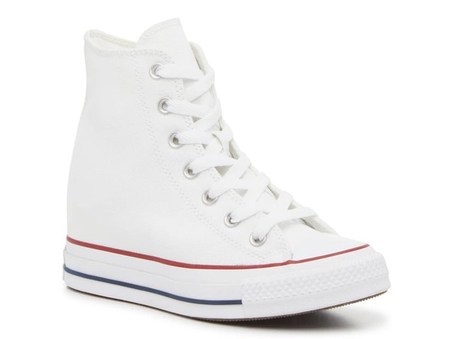 Converse Women s Chuck Taylor All Star Wedge Hi White 8