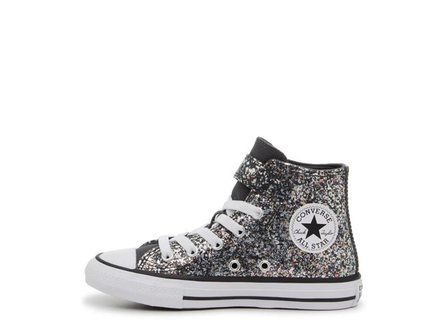 Converse Girl s Chuck Taylor All Star Glitter Easy On Canvas Sneakers