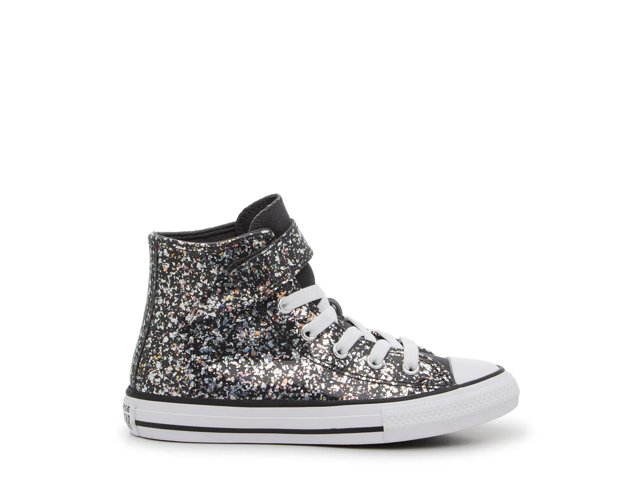 Converse Chuck Taylor All Star Glitter High Top Sneaker Kids