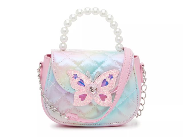 OMG Accessories Butterfly Quilted Crossbody