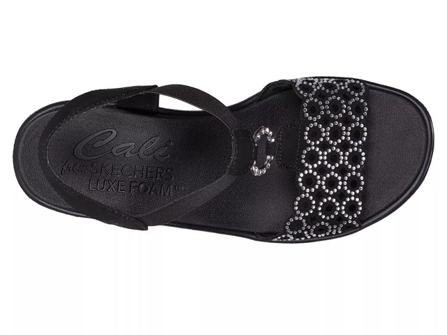 Skechers Rumble On Queen B2 Wedge Sandal - Free Shipping | DSW