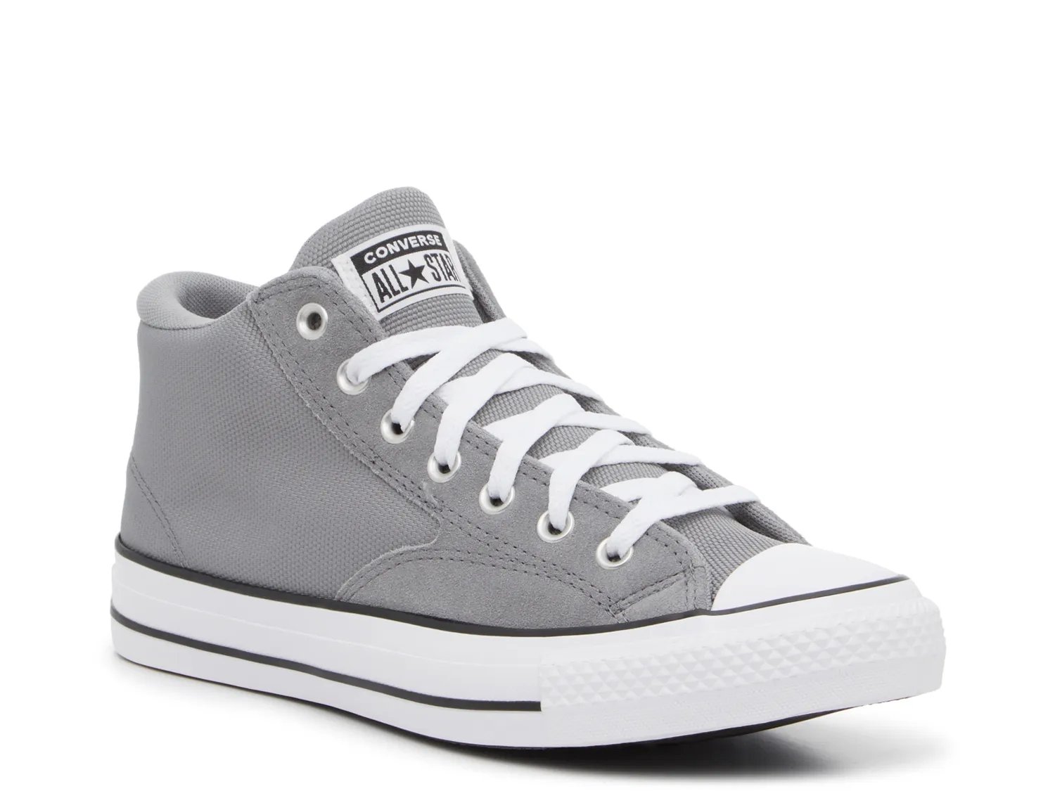 Converse chuck taylor street mid black white best sale