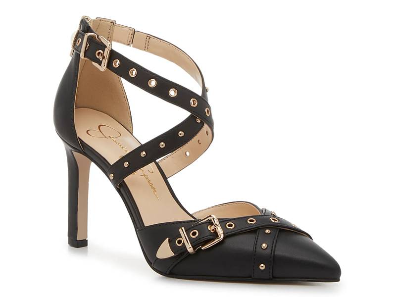 Dsw black ankle strap shops heels