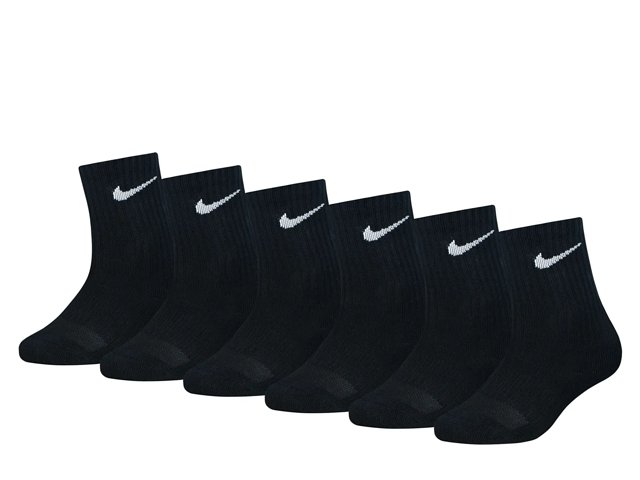Performance Kids' Crew Socks - 6 Pack