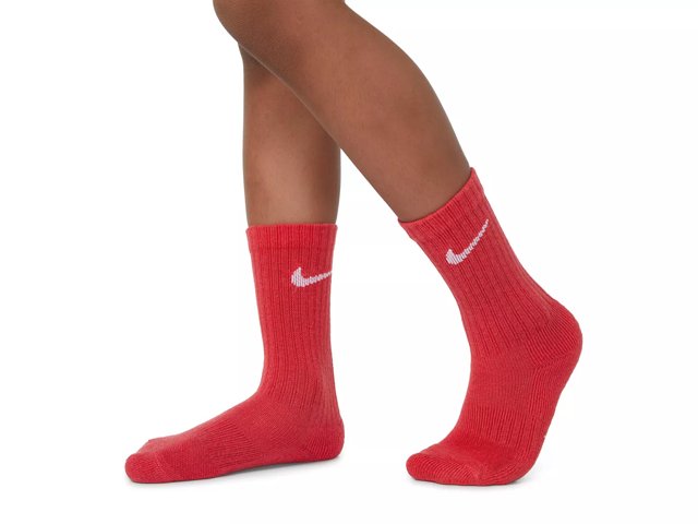 Nike Performance Kids Crew Socks 6 Pack Free Shipping DSW