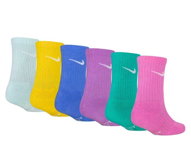 Nike Performance Kids' Crew Socks - 6 Pack