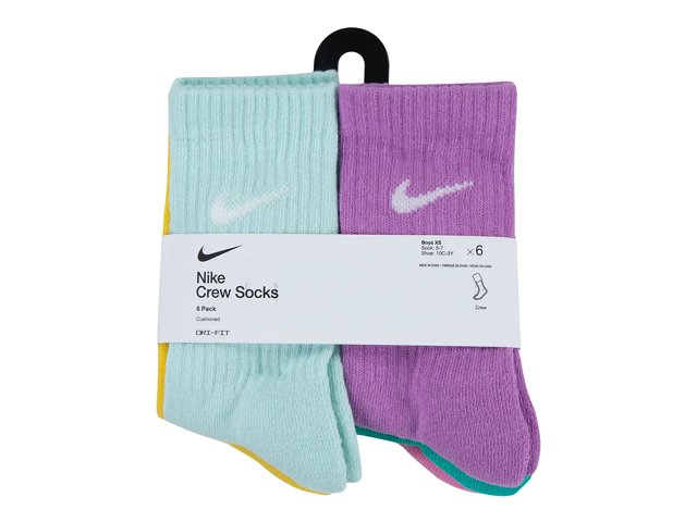 Nike Performance Kids' Crew Socks - 6 Pack