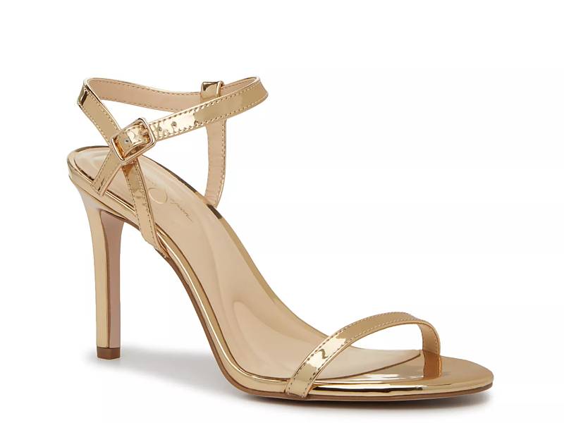 Gold strappy heels dsw store