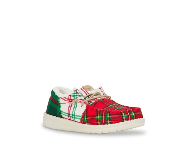 HEYDUDE Wally Plaid Slip-On - Kids'