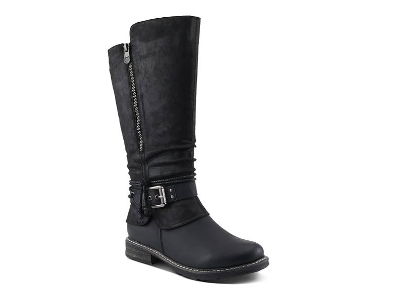 Dsw black flat boots hotsell