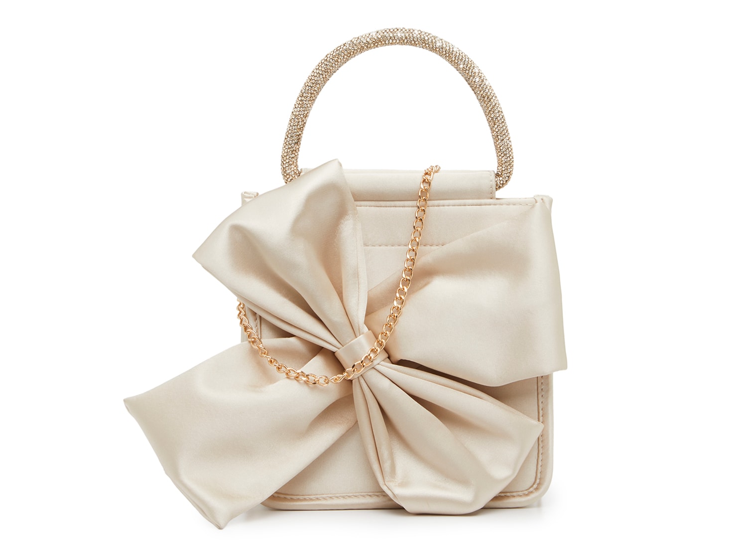 Satin Bow Mini Satchel