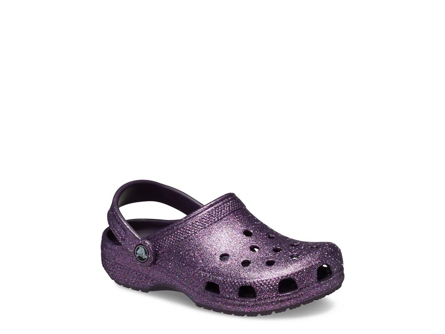 Женские босоножки Crocs Classic с блестками Space Clog