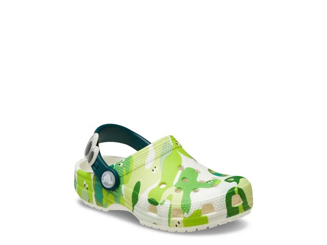 Crocs Classic Glow Slime Monsters Clog Kids Free Shipping DSW