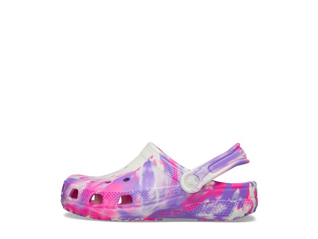 Crocs Classic Glow Marbled Clog - Kids' - Free Shipping | DSW