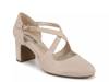 Tracy Pump Taupe Fabric view
