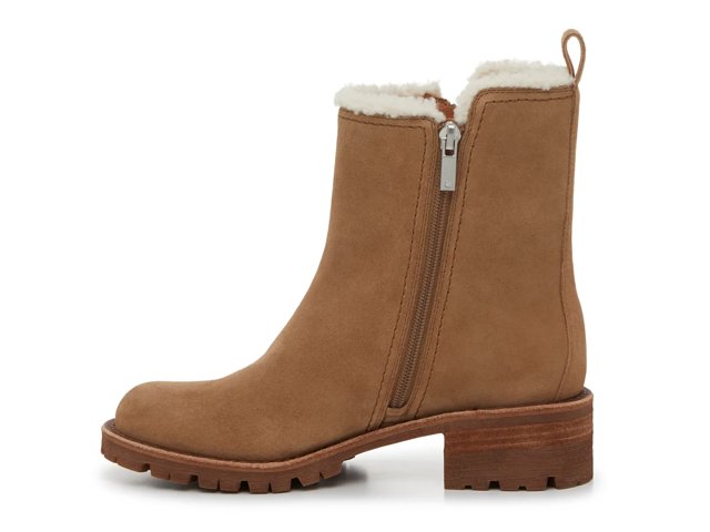 Lucky brand booties tan best sale