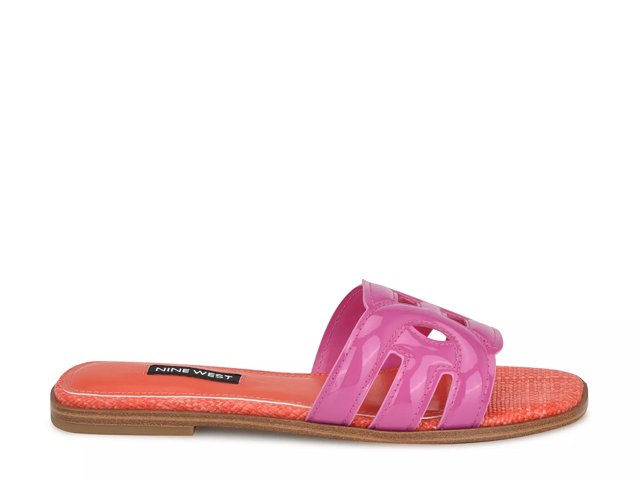 Nine West*大人っぽい抜け感*フラット*スライドサンダル/Geena Nine West*大人っぽい抜け感*フラット*スライドサンダル/Geena