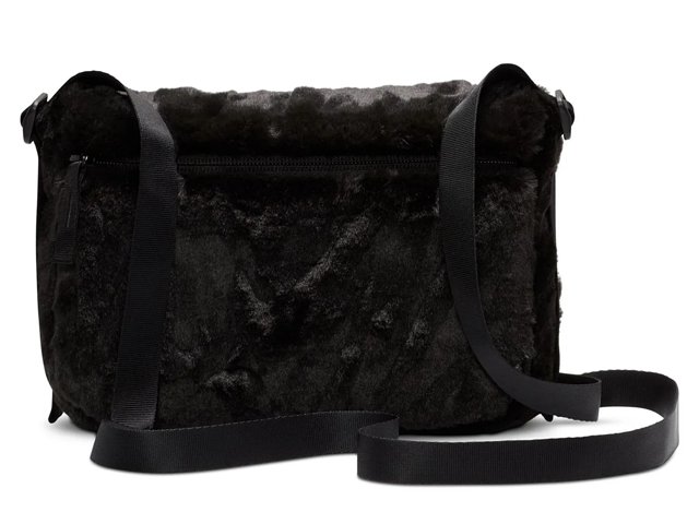 Black fur crossbody bag online