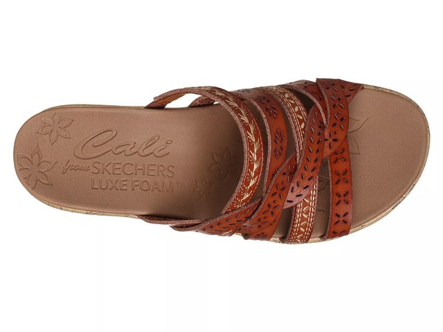 Skechers luxe sandals best sale