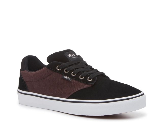 Vans Men s Atwood Deluxe Sneaker Black Low top Sneakers 10