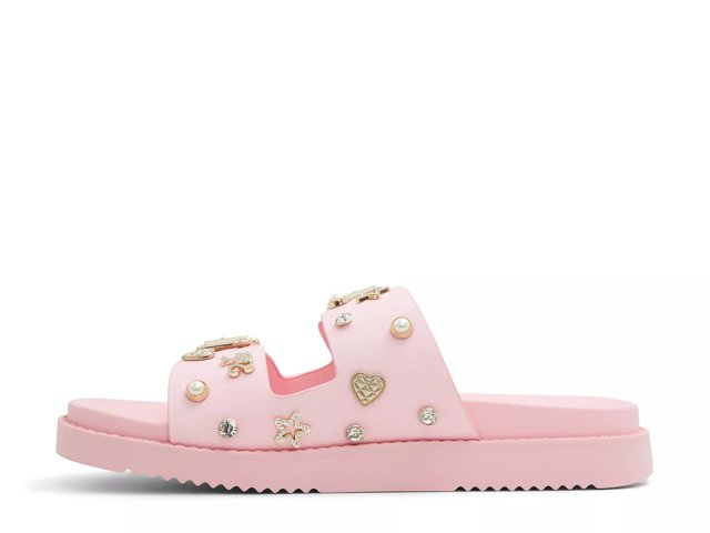 【ALDO】 ★ フラット スライド サンダル ★BARBIEDREAM★ WHITE Aldo x Barbie Barbiedream Slide Sandal - Free Shipping | DSW