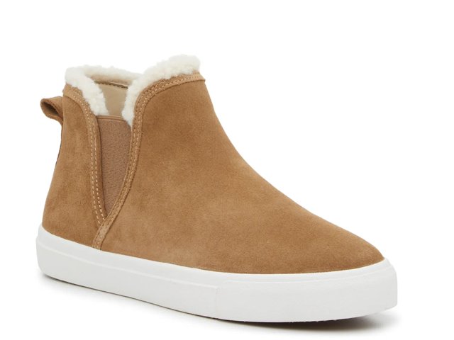 Lucky Brand Daycia Sneaker Boot Women s Dark Natural Tan Size 9.5 Sneakers