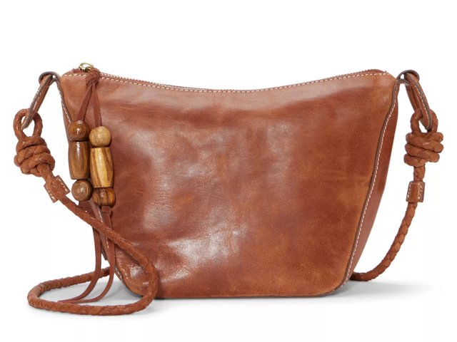 Lucky brand zoe leather crossbody bag top
