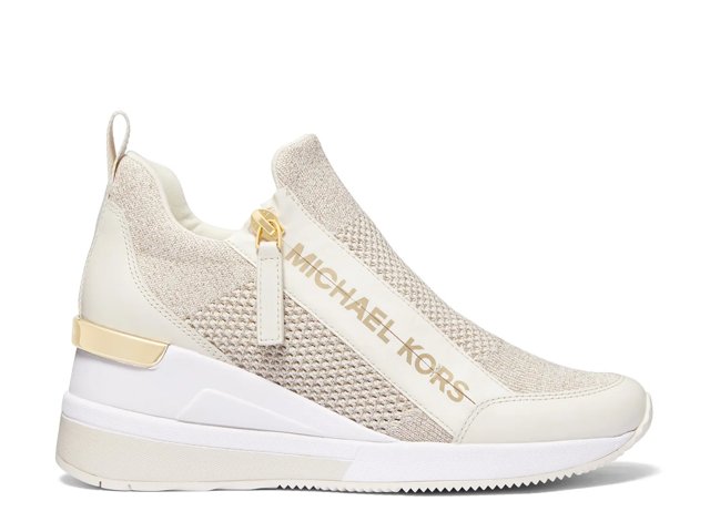 スニーカー Michael Kors SNEAKER (43F3MQFSAM CHAMPAGNE) Michael Michael Kors Willis Wedge Sneaker - Free Shipping | DSW