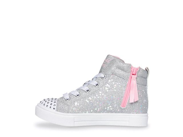 Silver skechers twinkle toes on sale