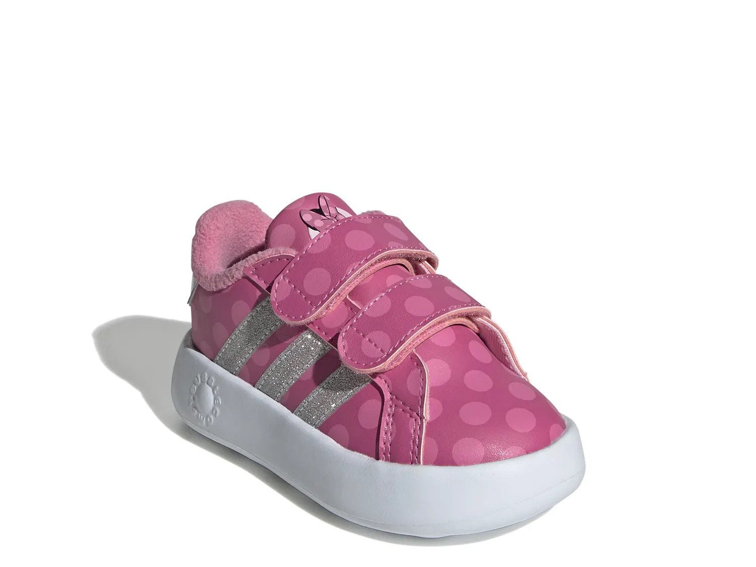 Модные кроссовки для девочек adidas Minnie Mouse Grand Court Sneaker